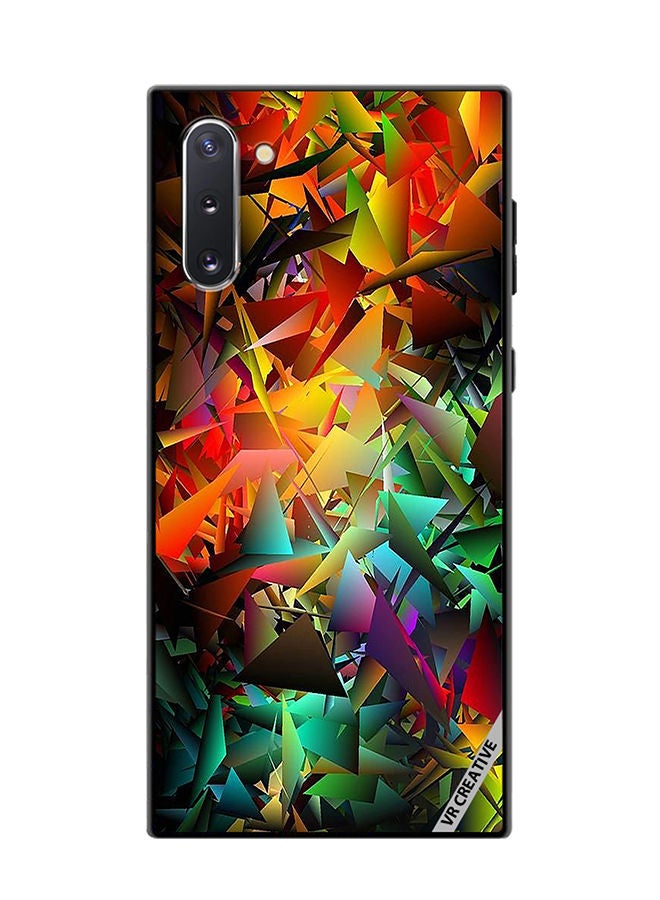 VR CREATIVE Protective Case Cover For Samsung Galaxy Note10 5G Abstract Design Multicolour - Image 1