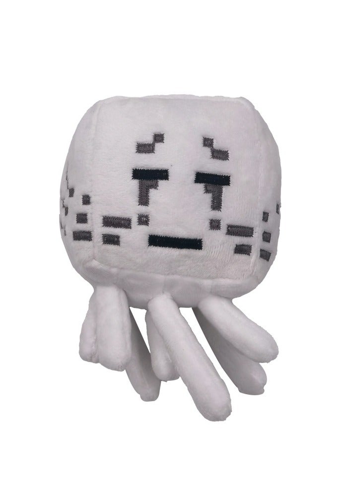 Minecraft Ghost Design Cute Plush Stuffed Toy 15cm Soft Stuffed Pillow Stuffed Toy Stitch Plush Toy Figure Doll For Kids And Adults Great Birthday Stuffers For Boys and Girls