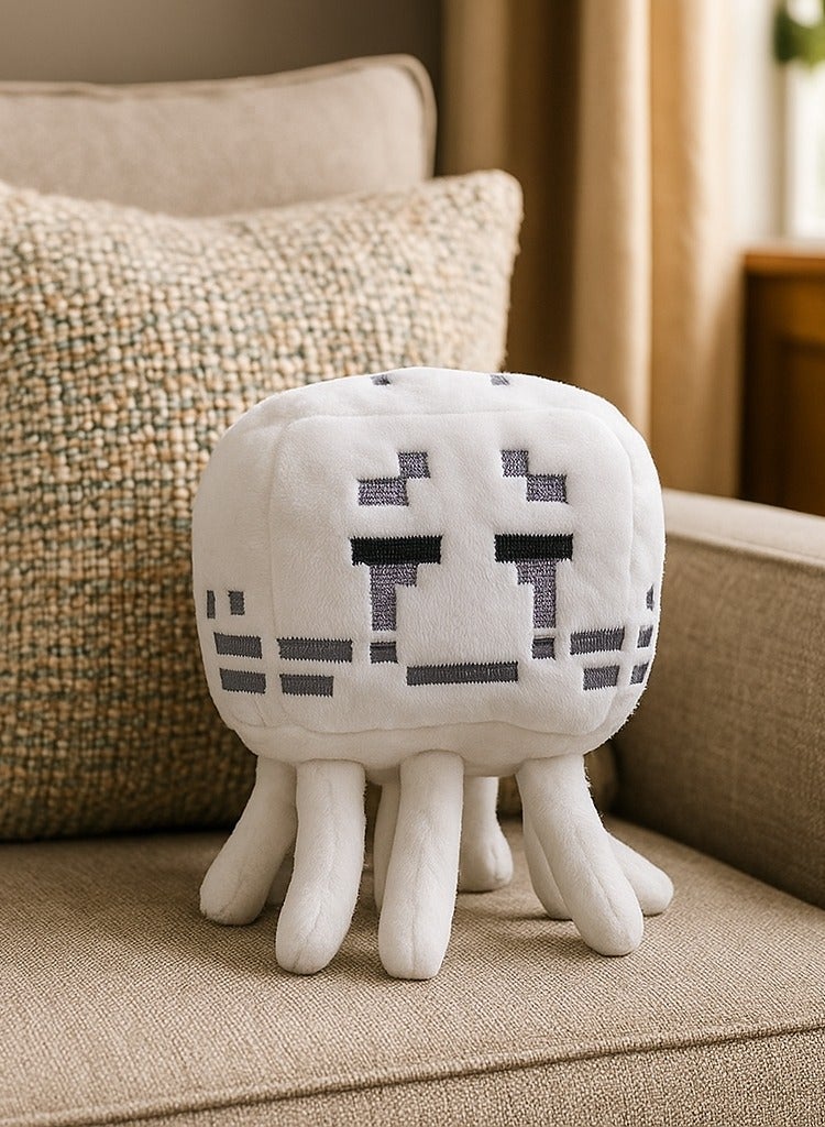 ماين كرافت دمية محشوة لطيفة محشوة محشوة ماين كرافت بتصميم شبح ماين كرافت دمية محشوة محشوة محشوة ناعمة 15 سم دمية محشوة محشوة محشوة محشوة محشوة للأطفال والكبار حشو رائع لأعياد الميلاد للأولاد والبنات - Image 1