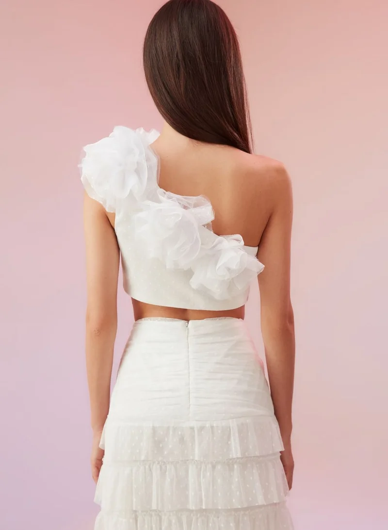 trendyol Applique Detail Top