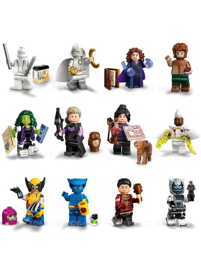 LEGO - LEGO Marvel Series 2 Minifigure: Complete Set of 12 Minifigures - Image 1