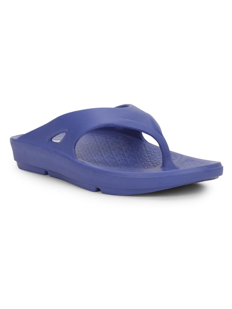 Bata 8719 NOAH E Men's Blue Casual Thong Slip-On Slippers – Comfortable & Stylish Footwear UK Size- 8 - Image 1
