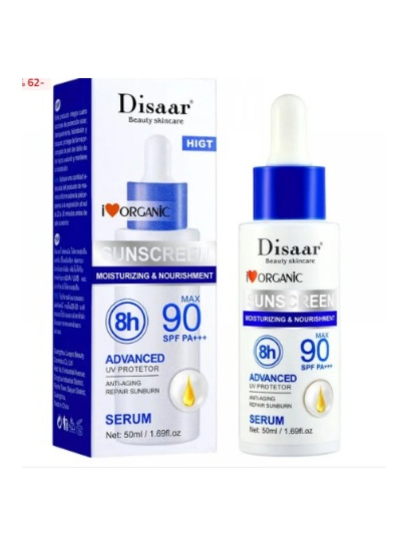 ديسار كريم واقية من الشمس غسول العزلة ليس دهني ومشرق ترطيب تبييض مقاوم للماء منعش SPF50/60/90 PA + - Image 1