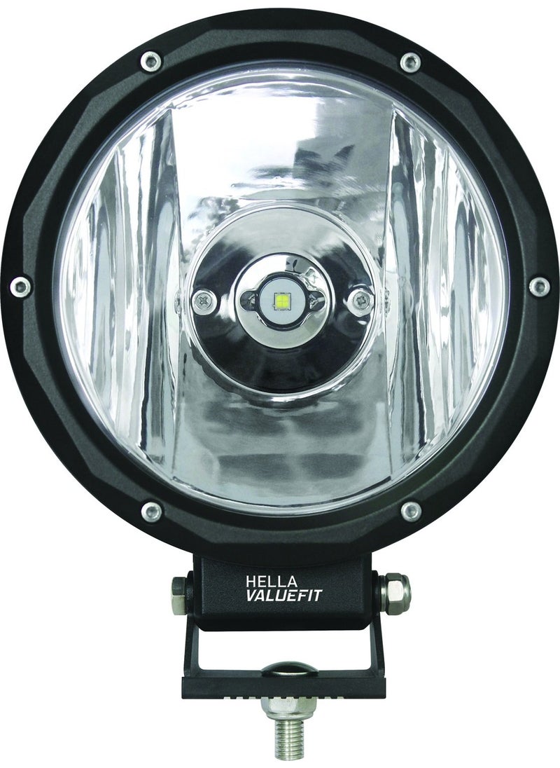 HELLA Hella 357200001 ValueFit 7" Driving Beam Light,Black & Silver  - Image 4