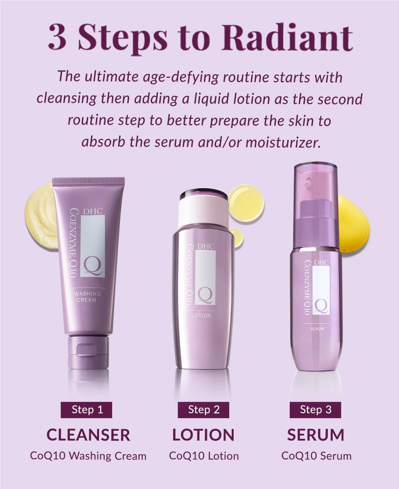 DHC CoQ10 Lotion, Alcohol-Free Hydrating Lotion, Intensive Moisture, Fine Lines, Aging, Collagen-Boosting, Fragrance and Colorant Free, Ideal for All Skin Types, 5.4 fl. oz. - Image 2