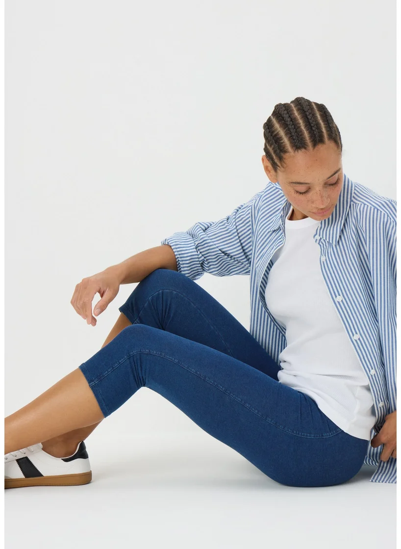 Matalan Blue Denim Cropped Jeans