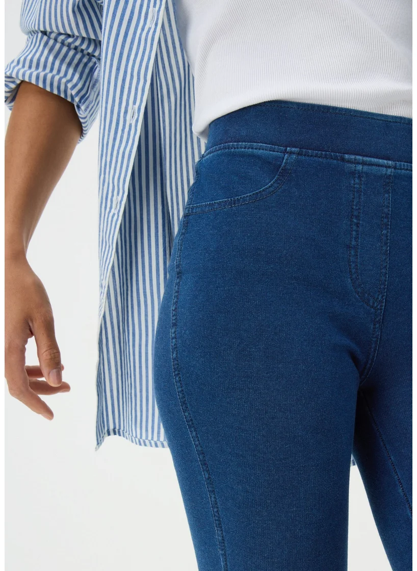 Matalan Blue Denim Cropped Jeans
