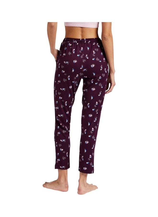 JOCKEY Jockey RX09 Women Micro Modal Cotton Relaxed Fit Printed Pyjama with Lace Trim on Pockets  - Image 2
