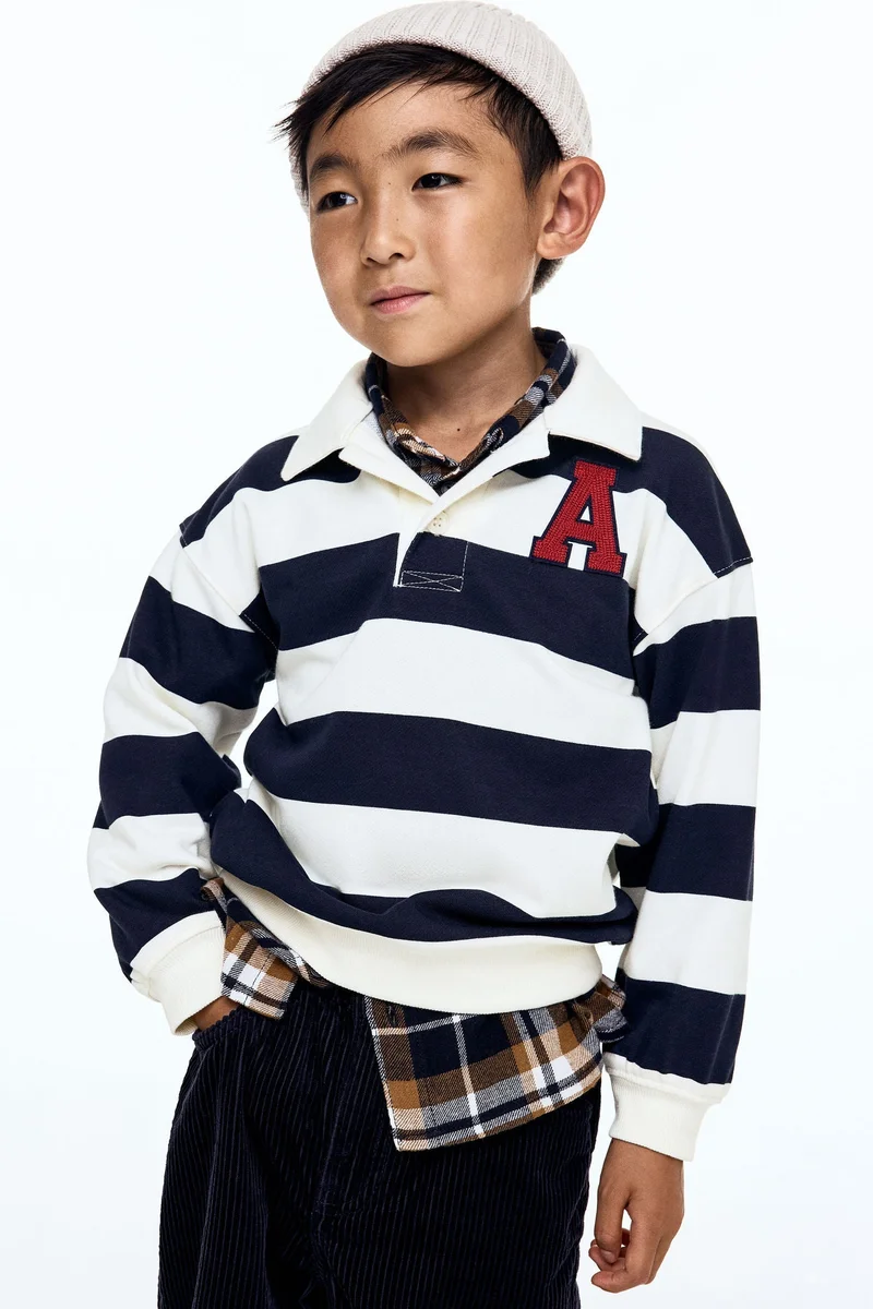 H&M Appliqué-detail rugby shirt