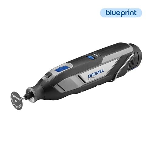 DREMEL أداة دريمل 8240-5 اللاسلكية 12 فولت مع سرعة متغيرة ومقبض مريح - تشمل حزمة بطارية 2AH، شاحن، 5 ملحقات، مفتاح، وحقيبة حمل أدوات من القماش - Image 2