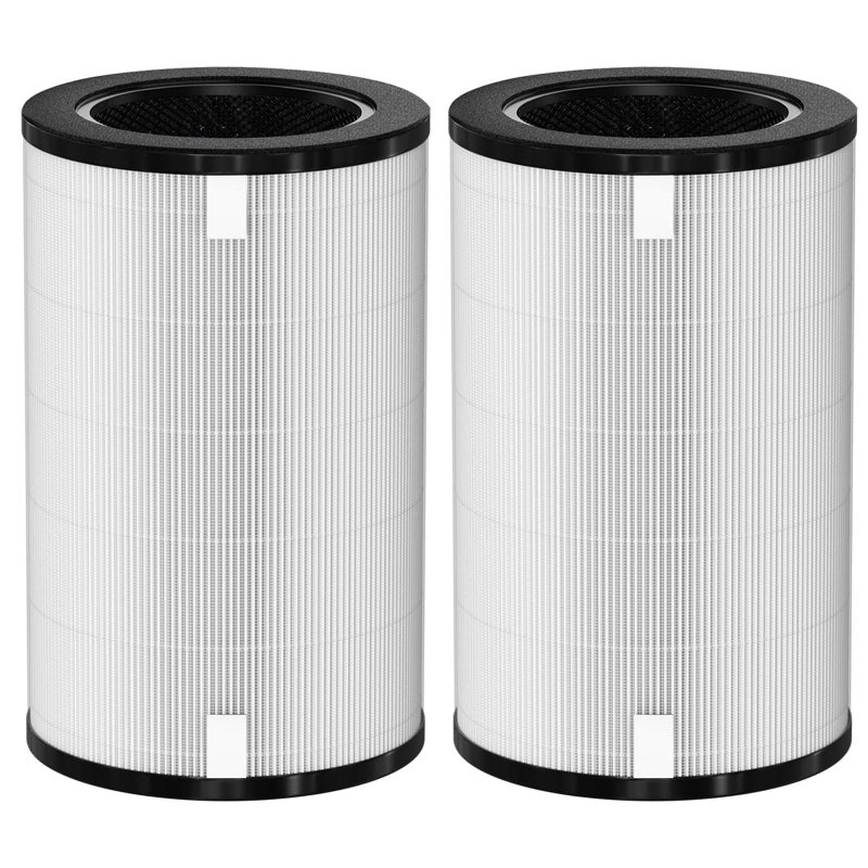 APT40FL True HEPA Replacement Filter Compatible with 1461901 Homedics Total Clean 5in1 Air Cleaner Purifier APT40 APT45WT APT40WT APT45BK APT45WT APT40WTAR 2 Pack