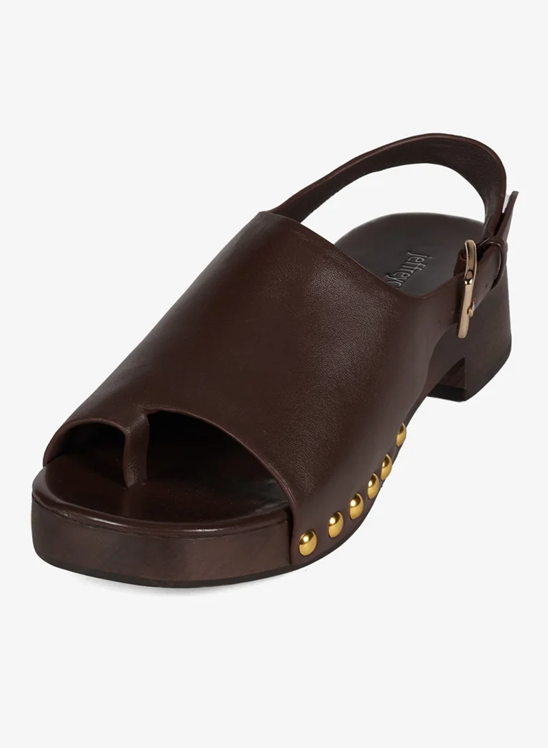 Jeffrey Campbell  Wooden heeled Slingback thong sandals for Women | Best Price UAE