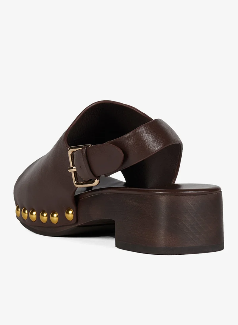 Jeffrey Campbell  Wooden heeled Slingback thong sandals for Women | Best Price UAE