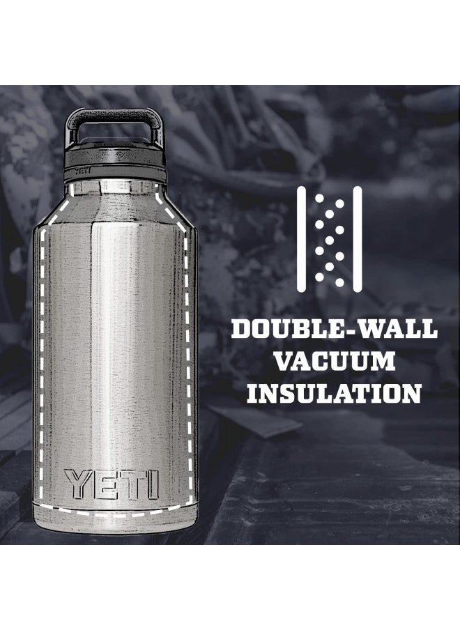 YETI YETI Rambler 64 oz Bottle, Vacuum Insulated, Stainless Steel with Chug Cap, Navy  - Image 2