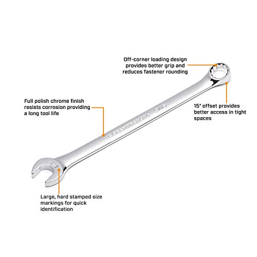 GEARWRENCH 12 Pt. Long Pattern Combination Wrench, 27mm - 81743 - Image 2