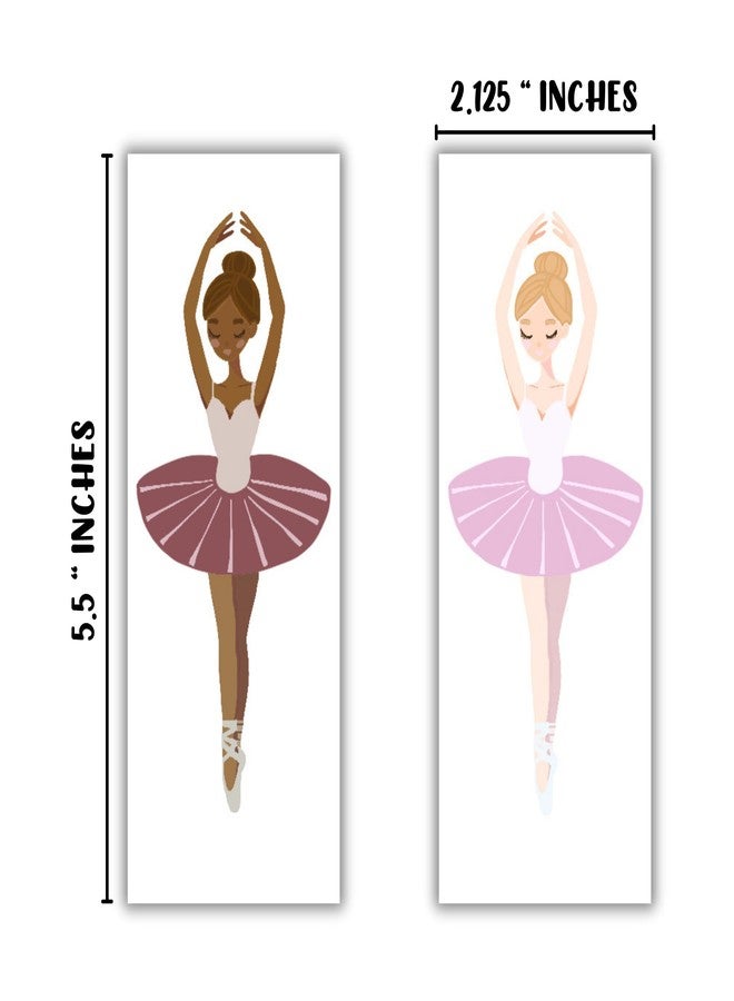 Lashicorn Ballerina Scrunchie Card Holder for Favors Girls | 24 pk 2.125x5.5” Birthday Party Valentine’s VDay Tags Hair Makes Tutu Skirt Cardboard for Selling - Image 3