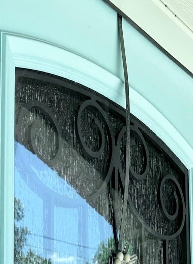 Haute Decor Premium Holly Embossed HighProfile Wreath Hanger - Pewter Holly - Image 4