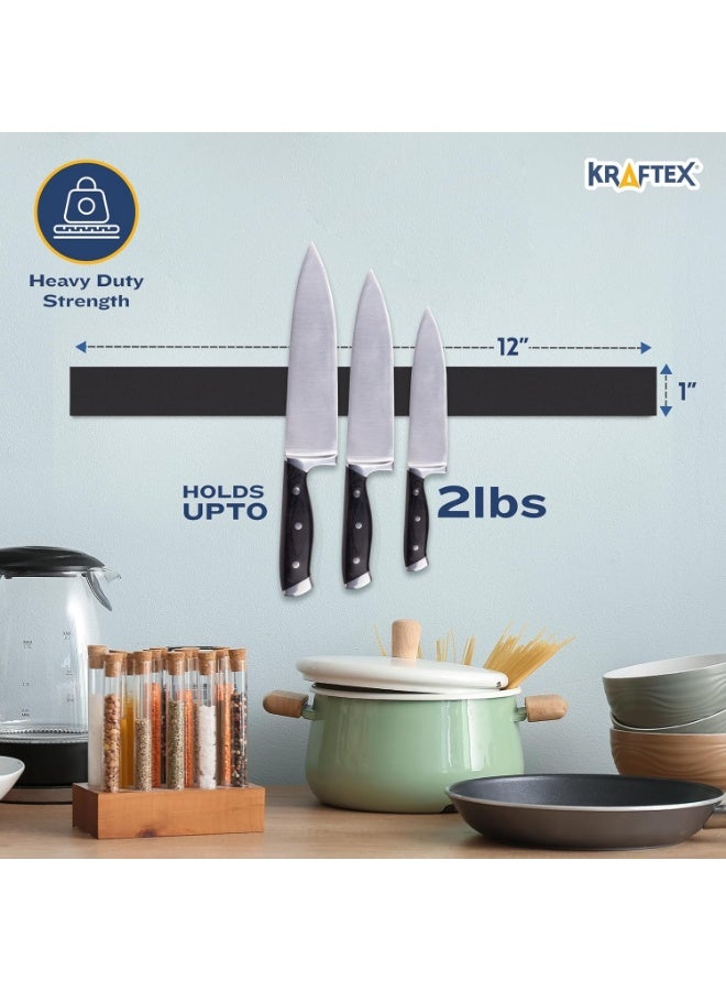 Magnetic Tape Magnet Strips, New Adhesive Backing for Walls, Boards, Crafts, Storage, DIY, Home, Garage and Displays 32mm Wide 5 Pack - Image 2