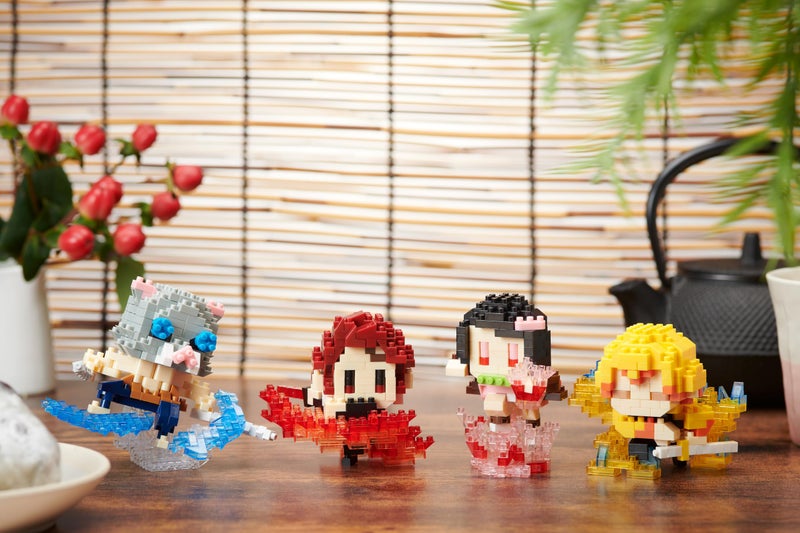 Nanoblock نانوبلوك - قاتل الشياطين: كيميتسو نو يايبا - زينيتسو أجاتسما (تنفس الرعد) ، مجموعة بناء شخصيات - Image 5