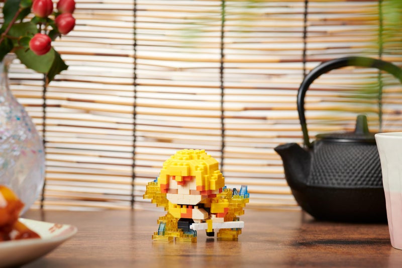 Nanoblock نانوبلوك - قاتل الشياطين: كيميتسو نو يايبا - زينيتسو أجاتسما (تنفس الرعد) ، مجموعة بناء شخصيات - Image 3