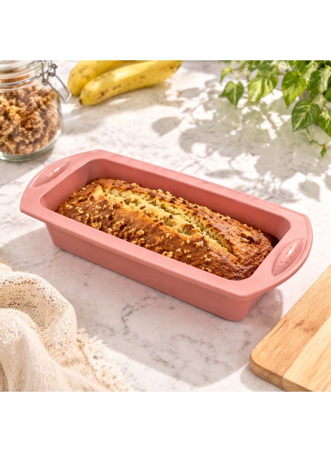 BLACKSTONE Nonstick Silicone Rectangular Bake Pan, 26 x 24 x 5 cm, Cake Mold for Cakes and Brownies, Oven Safe Bakeware, Pink, BSSP02 - Image 2