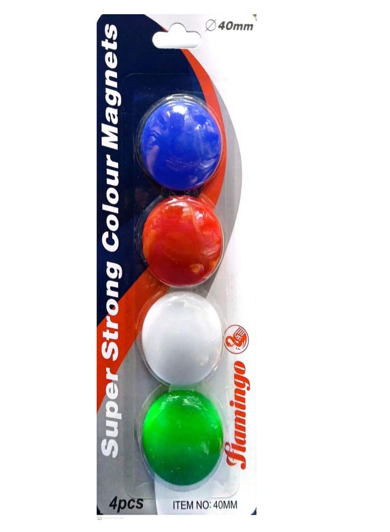 Flamingo Colour Magnets 40mm - Image 1