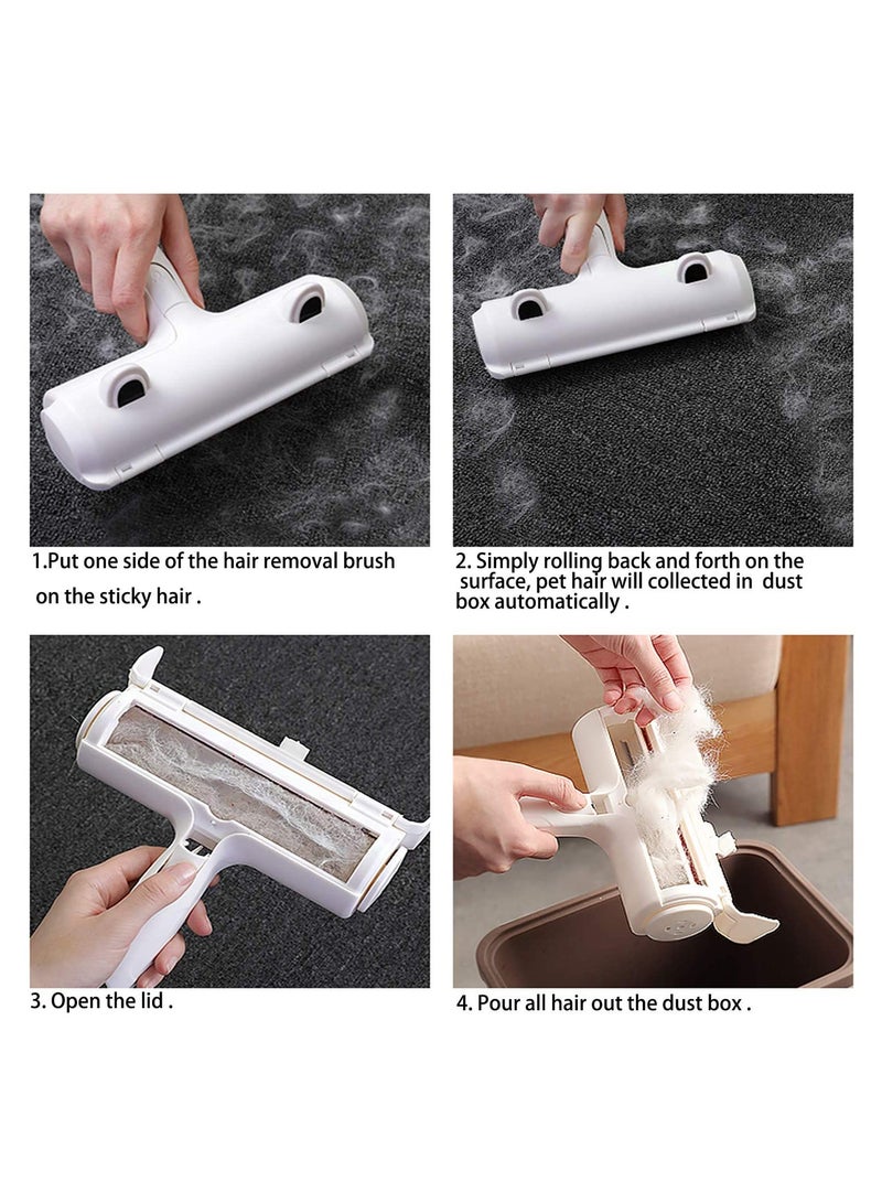 SYOSI Cat Hair Remover Pet For Furniture Dog Reusable Fur Self-Clean Lint Roller Durable Carpet Bedding Sofa - Image 2