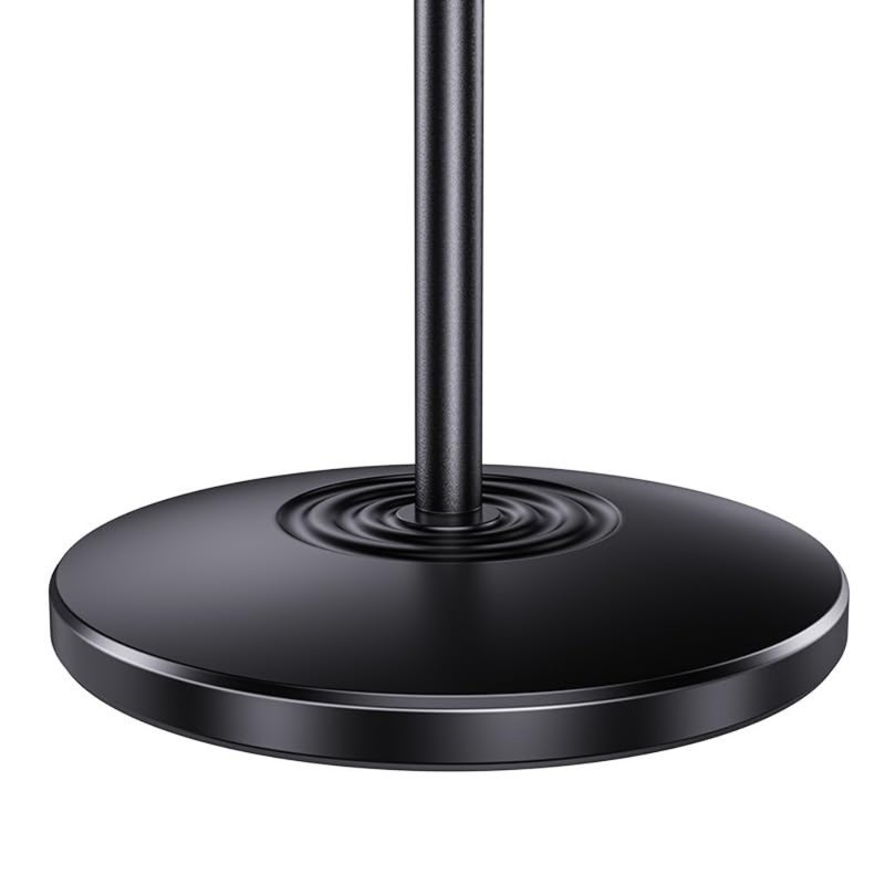 MRK Floor Stand with 2-Brackets head for Phone and Tablet - 360° Adjustable Swivel Premium Articulating Arm no spring with Weighted Base Aluminum Alloy Construction for Desk, Bedside and Office Use - Image 4