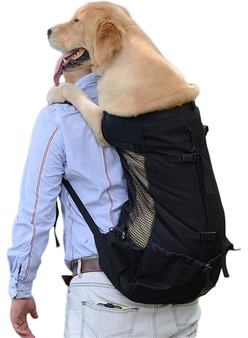 GGOOT Puppy Sling,Cat Sling Breathable Pet Dog Carrier Bag For Large Dogs Golden Retriever Bulldog Backpack Adjustable Big Dog Travel Bags Pets Products(Blue,L) - Image 1