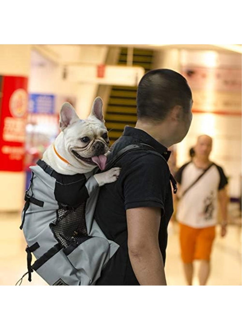 GGOOT Puppy Sling,Cat Sling Breathable Pet Dog Carrier Bag For Large Dogs Golden Retriever Bulldog Backpack Adjustable Big Dog Travel Bags Pets Products(Blue,L) - Image 2