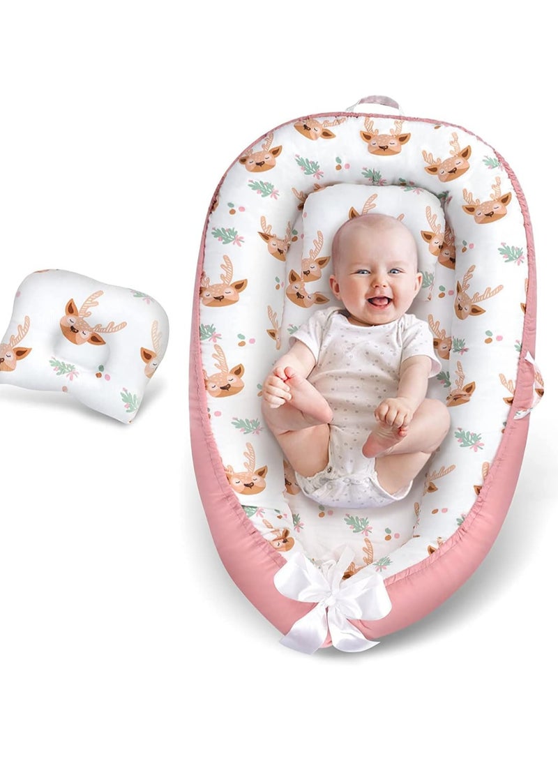 Baby Lounger Baby Nest for Sleeping Ultra Soft and Breathable Newborn Mattress for Crib Bassinet, Baby Bionic Bed for Bedroom Perfect for Traveling and Napping  - Image 3