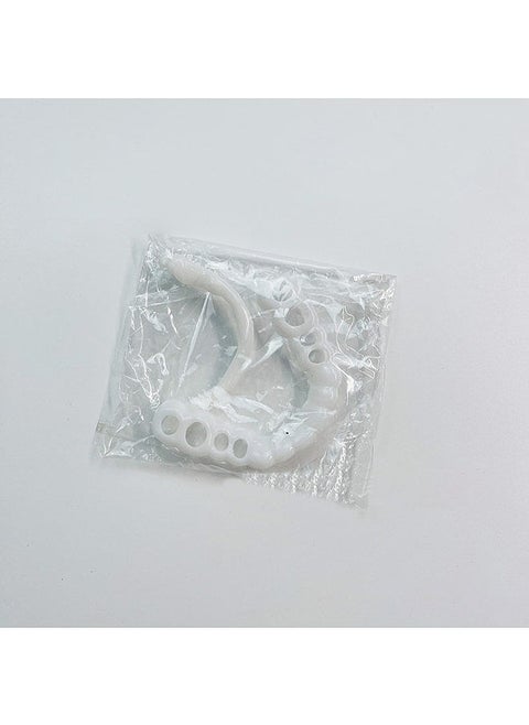 Upper and lower teeth simulation braces snap on smile second generation simulation braces silicone whitening dentures Upper Teeth OPP