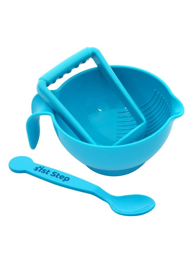 1st Step Portable Grinding Feeding Masher Serving Bowl For Baby Food Preparation With Spoon(Pack Of 1) - Image 1