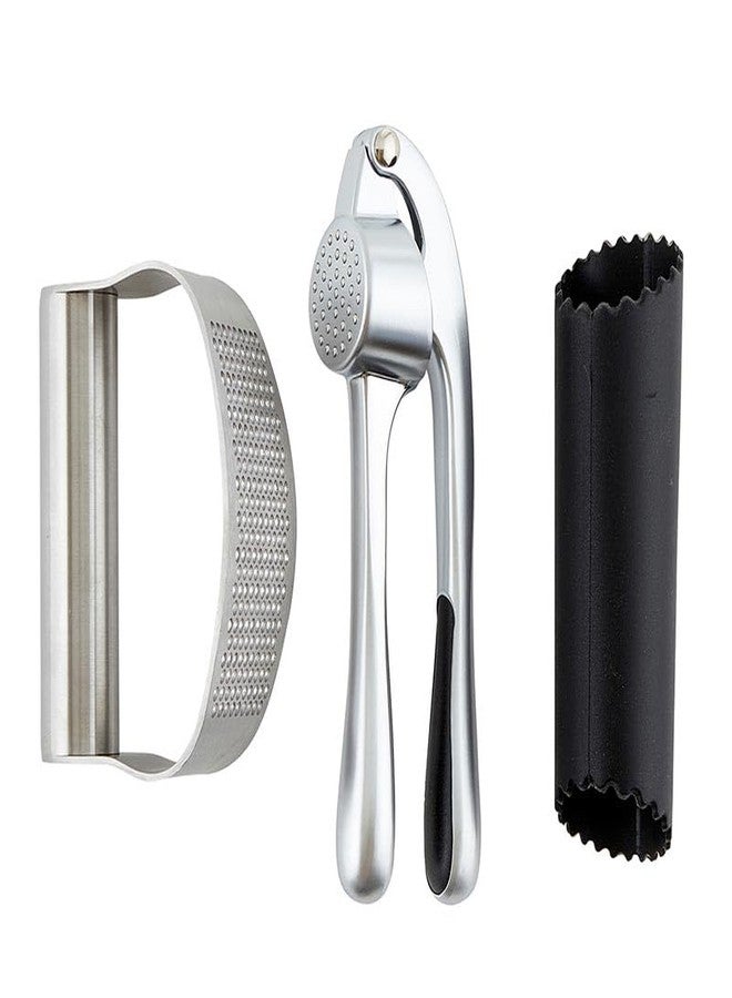 Santa Barbara Design Studio Gift Set Kitchen Essentials Tool Kit Black and White Cardboard Book Gifts, 3-Pieces, Love Garlic - Image 4