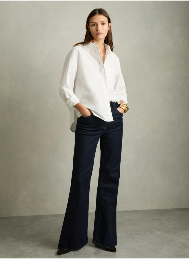 REISS Stab Stitch Shirt