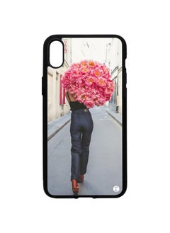 PRINTED Phone Cover FOR IPHONE XS MAX Beautiful Girl Picture With Pink Roses