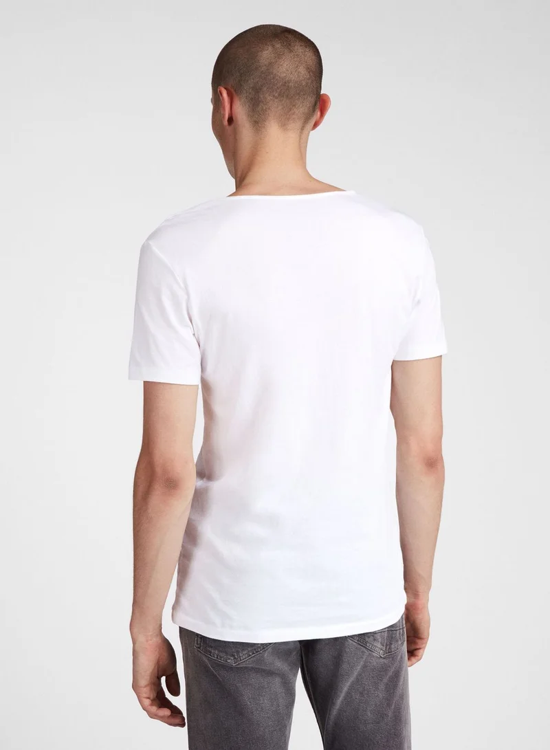 all saints Tonic Scoop V-Neck T-Shirt