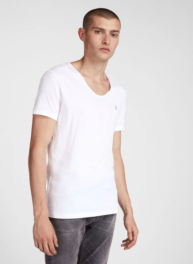 all saints Tonic Scoop V-Neck T-Shirt