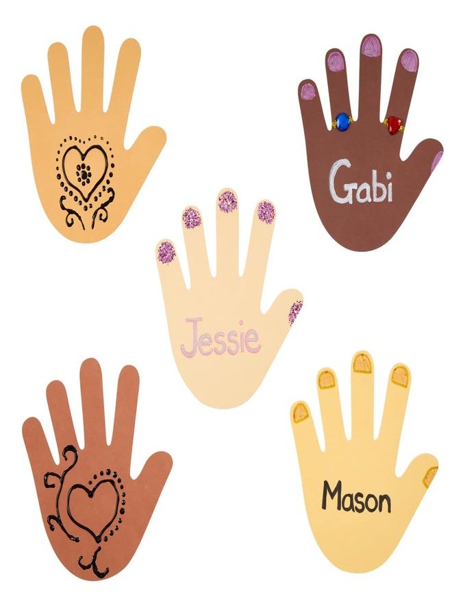 Colorations Colors Like Me Hand Shapes - Set of 24 - People Cutout, Skin Tone & Color, Multicultural Paper, Classroom Decorations, Arts & Crafts - Image 4