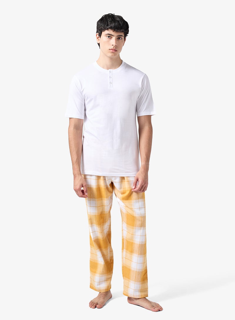 سفنتي فايف طقم بيجامة قميص وبنطلون - Image 1