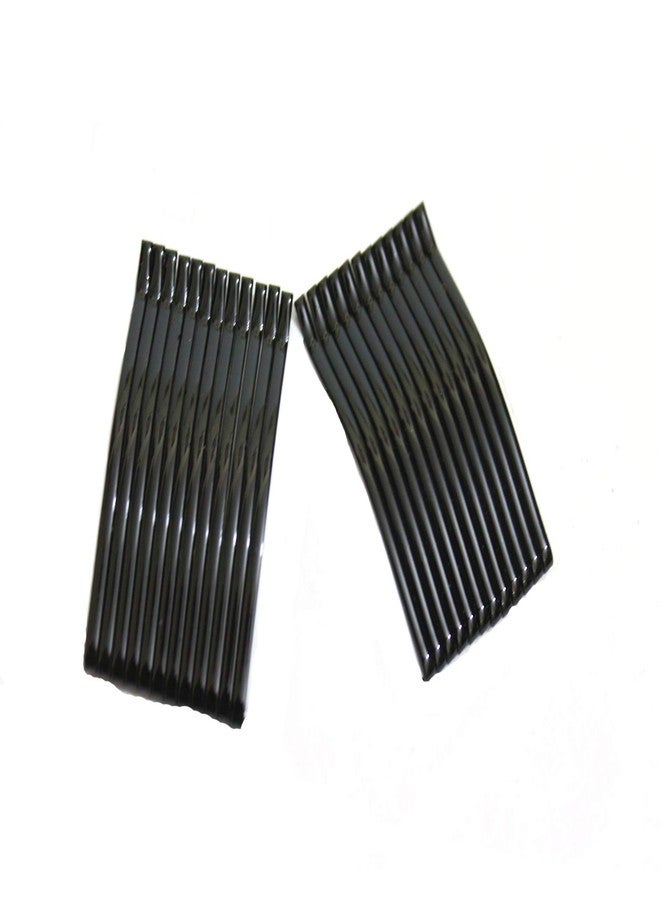 Kalaneet 24pcs Metal Black Bob/Bobby Pins (Size:7cm) - Image 1