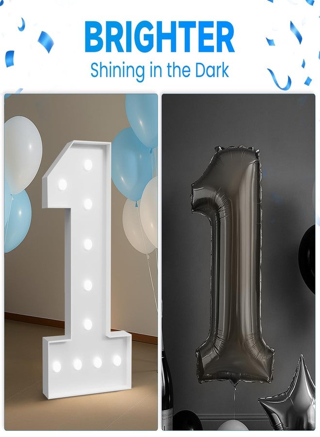 Tongjoy 4FT Marquee Numbers 16, Large Light Up Number 16, Sweet 16 Happy Birthday Decorations Supplies for Boy Girl, Big Number 16 Sign for Birthday, Anniversary Party - Image 4