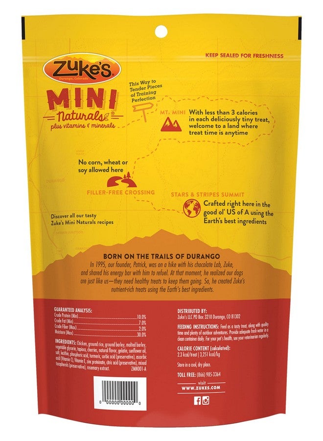 Zuke's Mini Naturals Dog Training Treats, Soft Mini Dog Treats With Vitamins & Minerals, Made For All Breed Sizes Chicken, 16 Ounce (Pack Of 2) - Image 3