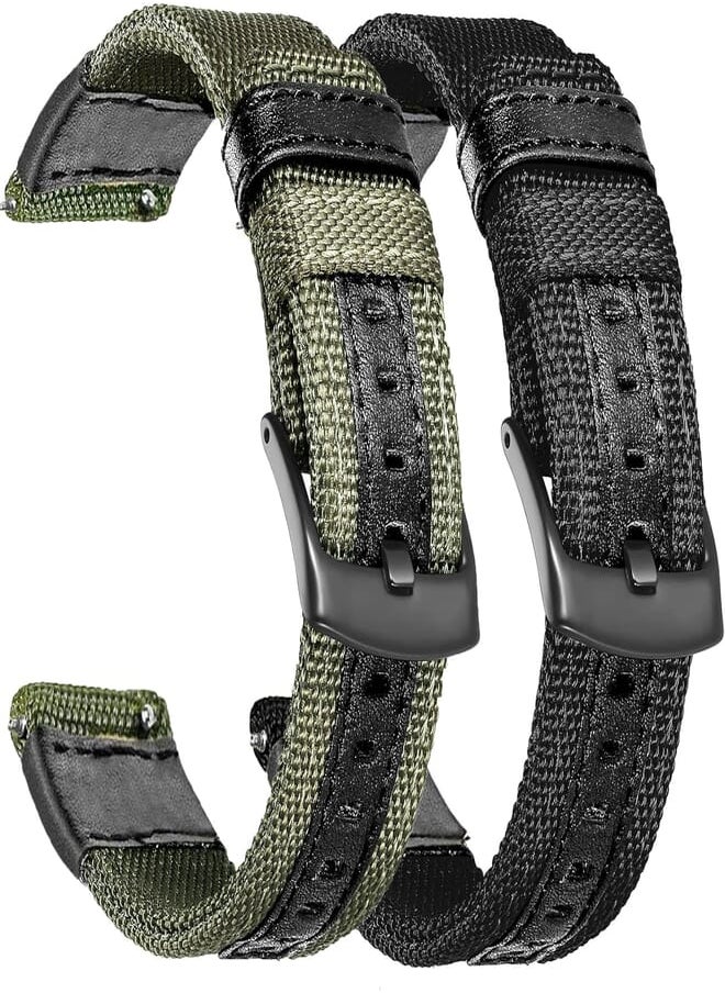 Olytop Olytop Galaxy Watch 46mm Bands, Galaxy Watch 3 45mm Band, Gear S3 Frontier Bands, 22mm Nylon Sports Replacement Strap Wristband for Samsung Galaxy Watch 46mm 2019/3 45mm/ Gear S3-2 Pack 