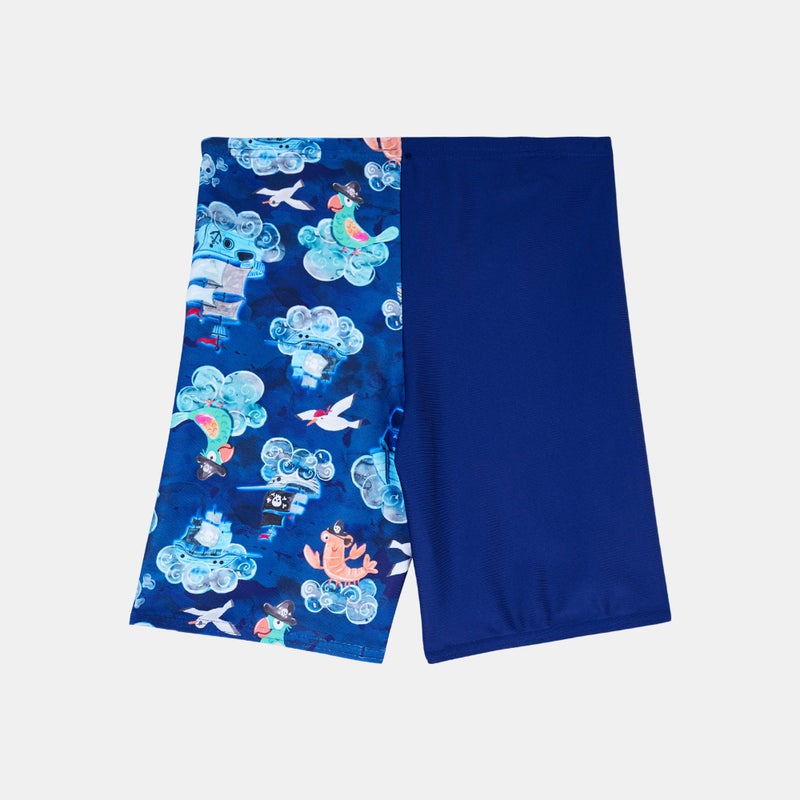 speedo Kids' Digital Allover Print Swimming Jammer Shorts - Image 2