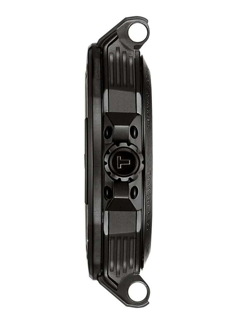 Tissot T-Race Powermatic 80 Automatic Black Dial Silicone Strap Men's Watch T141.807.37.057.00 - Image 4