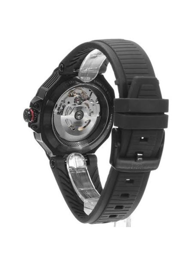 Tissot T-Race Powermatic 80 Automatic Black Dial Silicone Strap Men's Watch T141.807.37.057.00 - Image 2