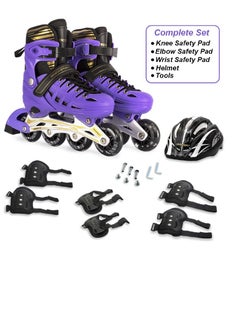 Soccerex Soccerex Inline and Roller Skates Shoes Set with Helmet and Protective Gear  - Image 5