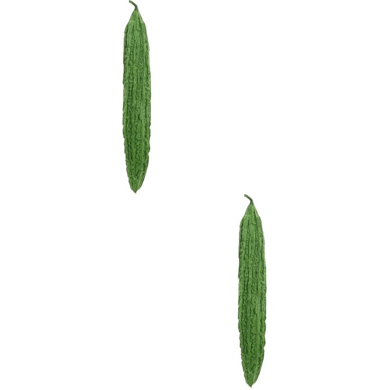 2pcs Artificial Vegetable Realistic Simulation Fake Vegetable Model Lifelike Vegetable Model - Image 1