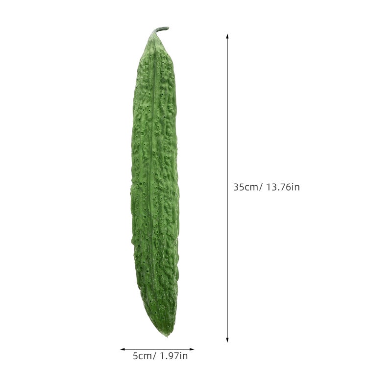 2pcs Artificial Vegetable Realistic Simulation Fake Vegetable Model Lifelike Vegetable Model - Image 2